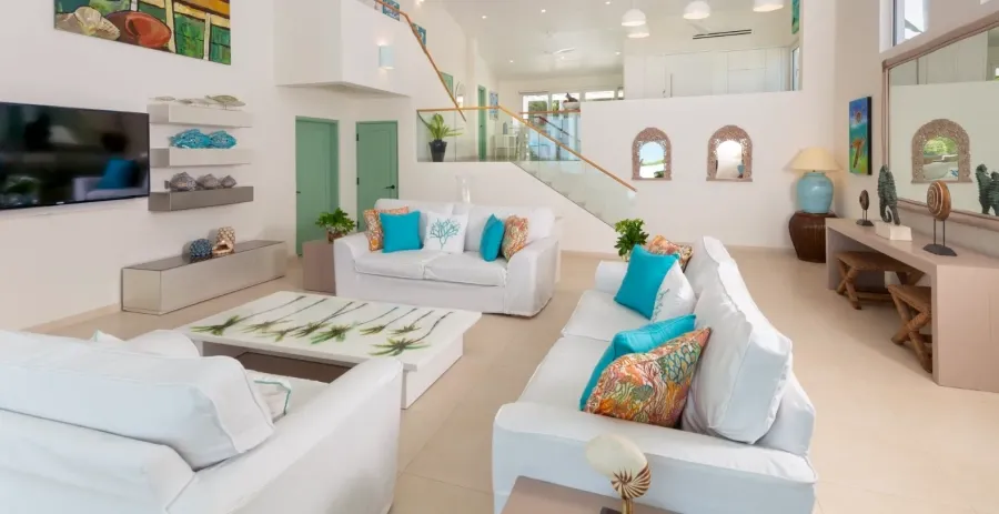 Whispering Palms – 4BR Oceanfront Villa, Jumby Bay